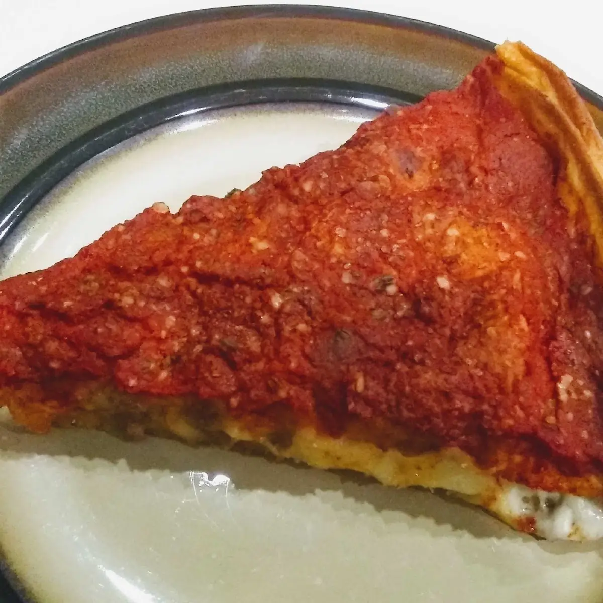 Stuffed Sausage Pizza Slice