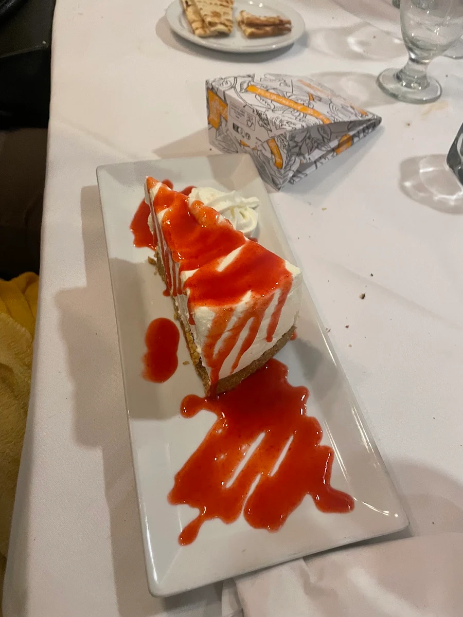 Cheese Cake Strawberry, Greek Tycoon Restaurant