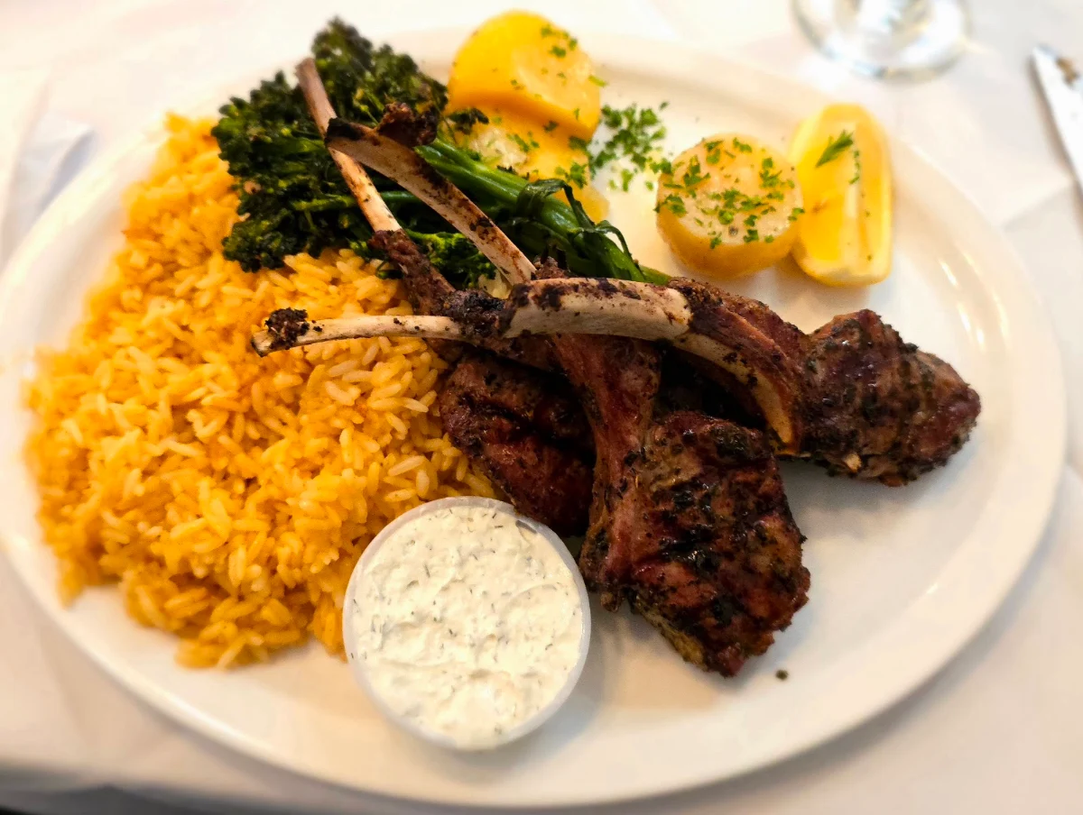 Lamb Rack, Greek Tycoon Restaurant