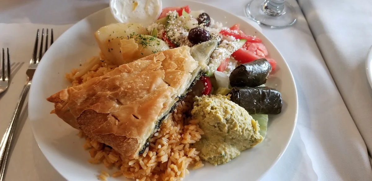 Spanakopita and Side, Greek Tycoon Restaurant