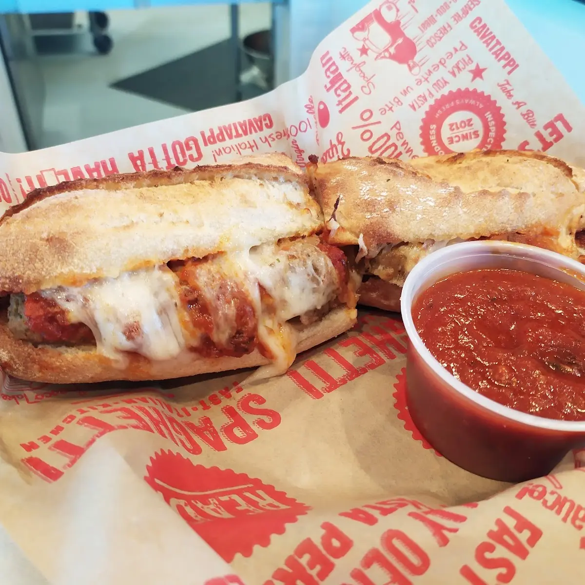 Meatball Sub with Jonny Meat Sauce