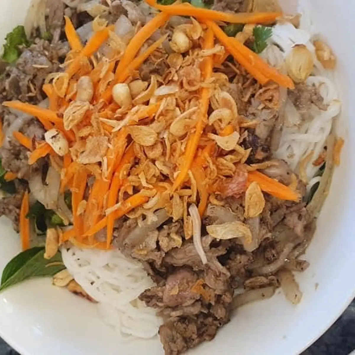 Bò Bún Bún Thịt Bò Xào Sả