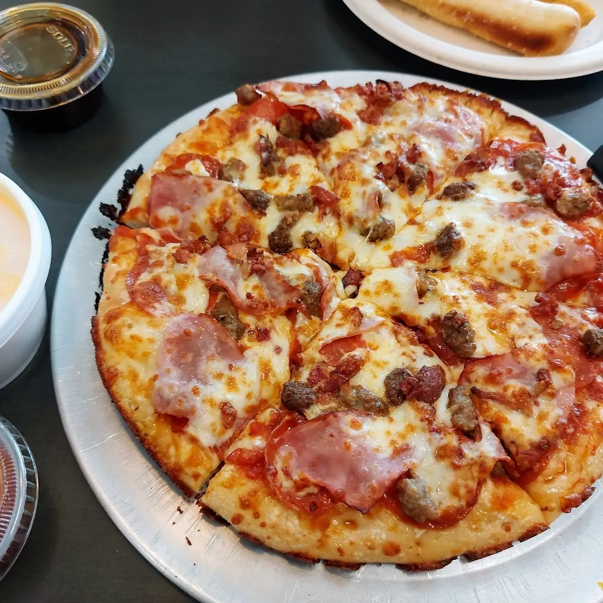 Just Meat Pizza