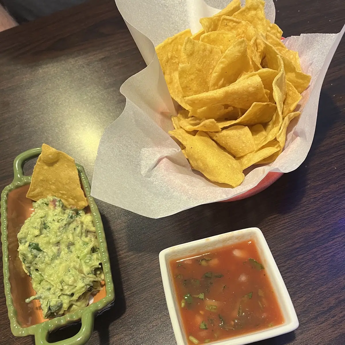 Chips Salsa Guacamole