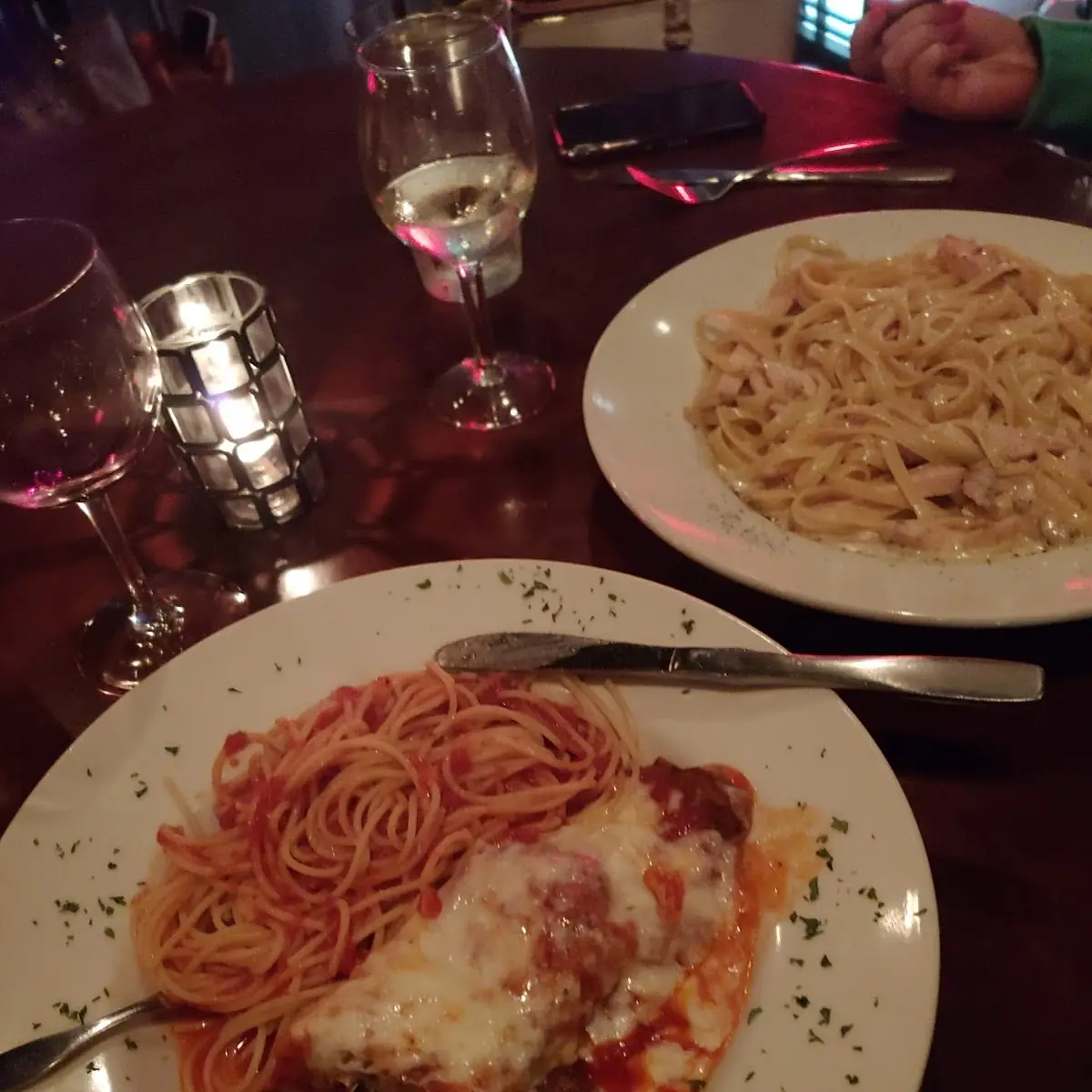 Veal Parmigiana and Chicken Alfredo