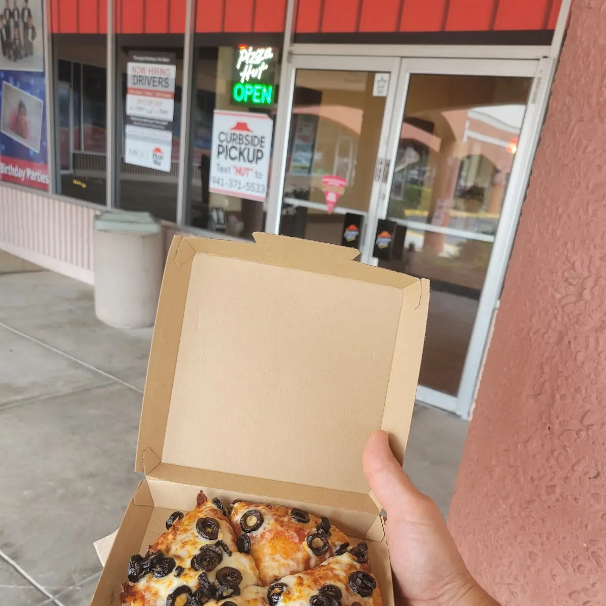 Cheese and Black Olive Personal Pan Pizza