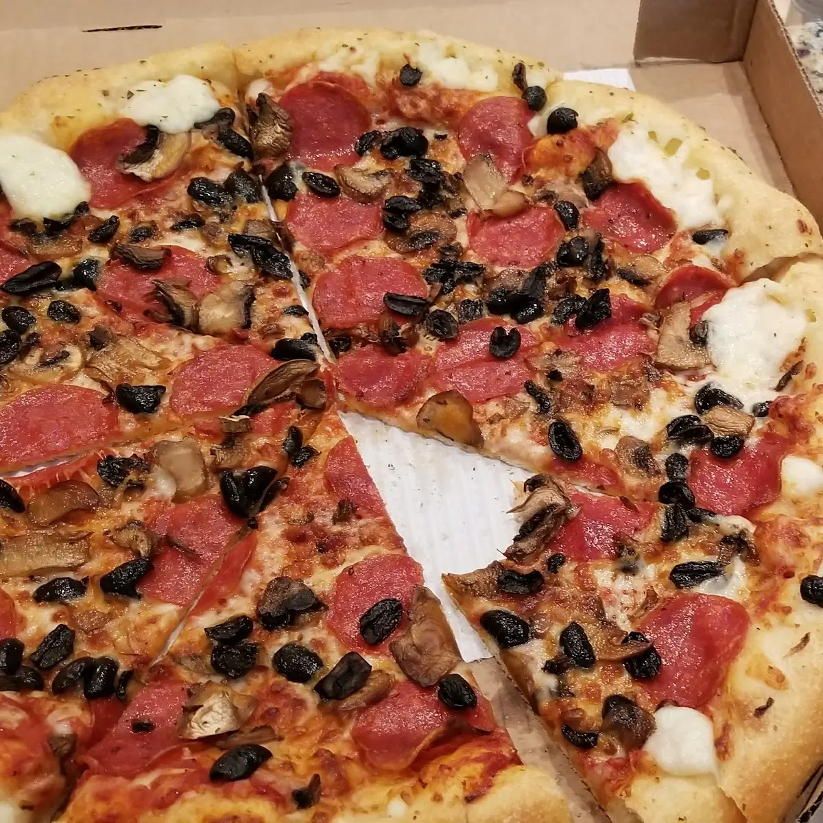 Stuffed Crust Pizza and Cinnamon Sticks