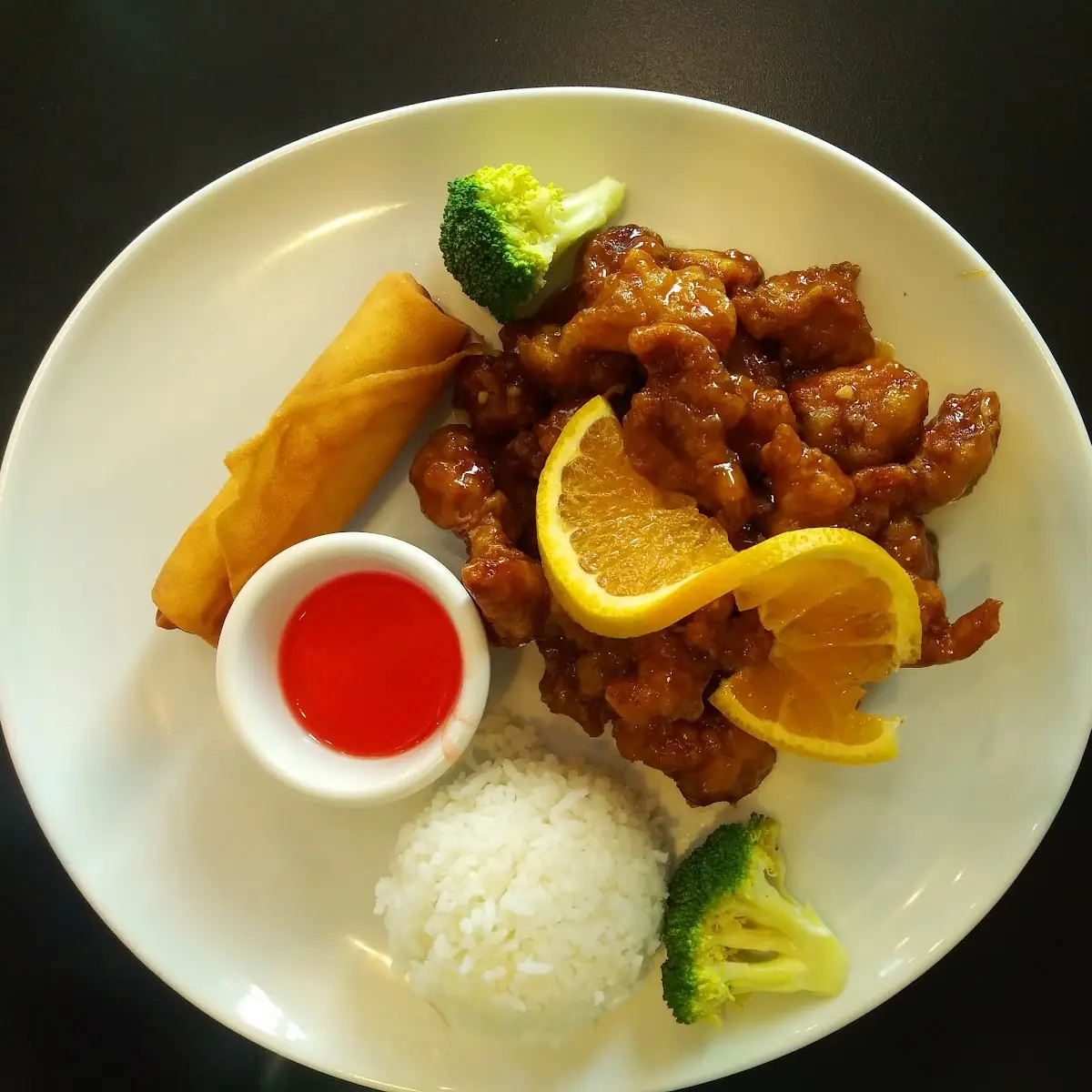 Orange Chicken Lunch Portion