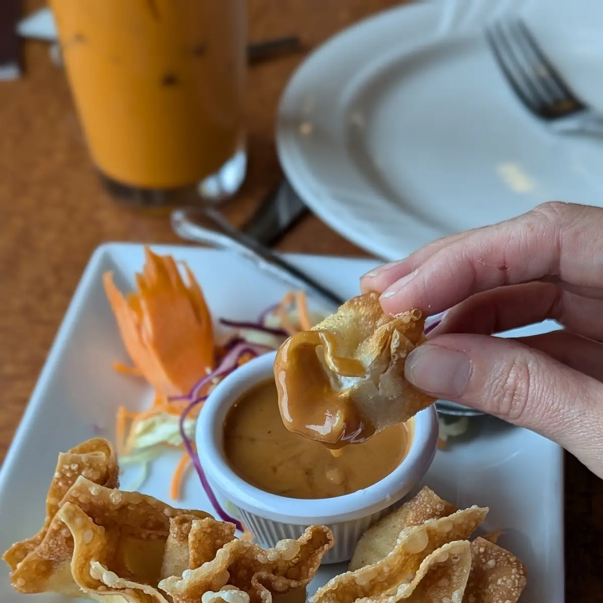 Giew Grob Fried Stuffed Wonton