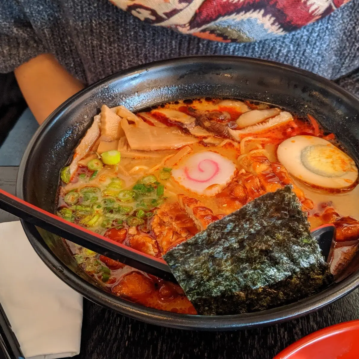 Spicy miso broth