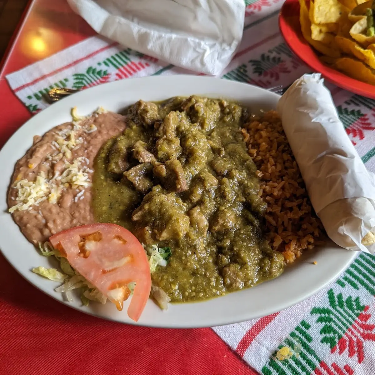 Chile Verde Plate