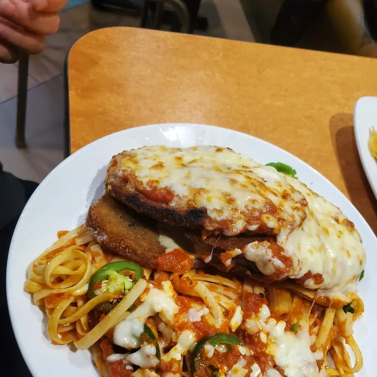 PESTO VEGGIE EGGPLANT PARMESAN- NEW