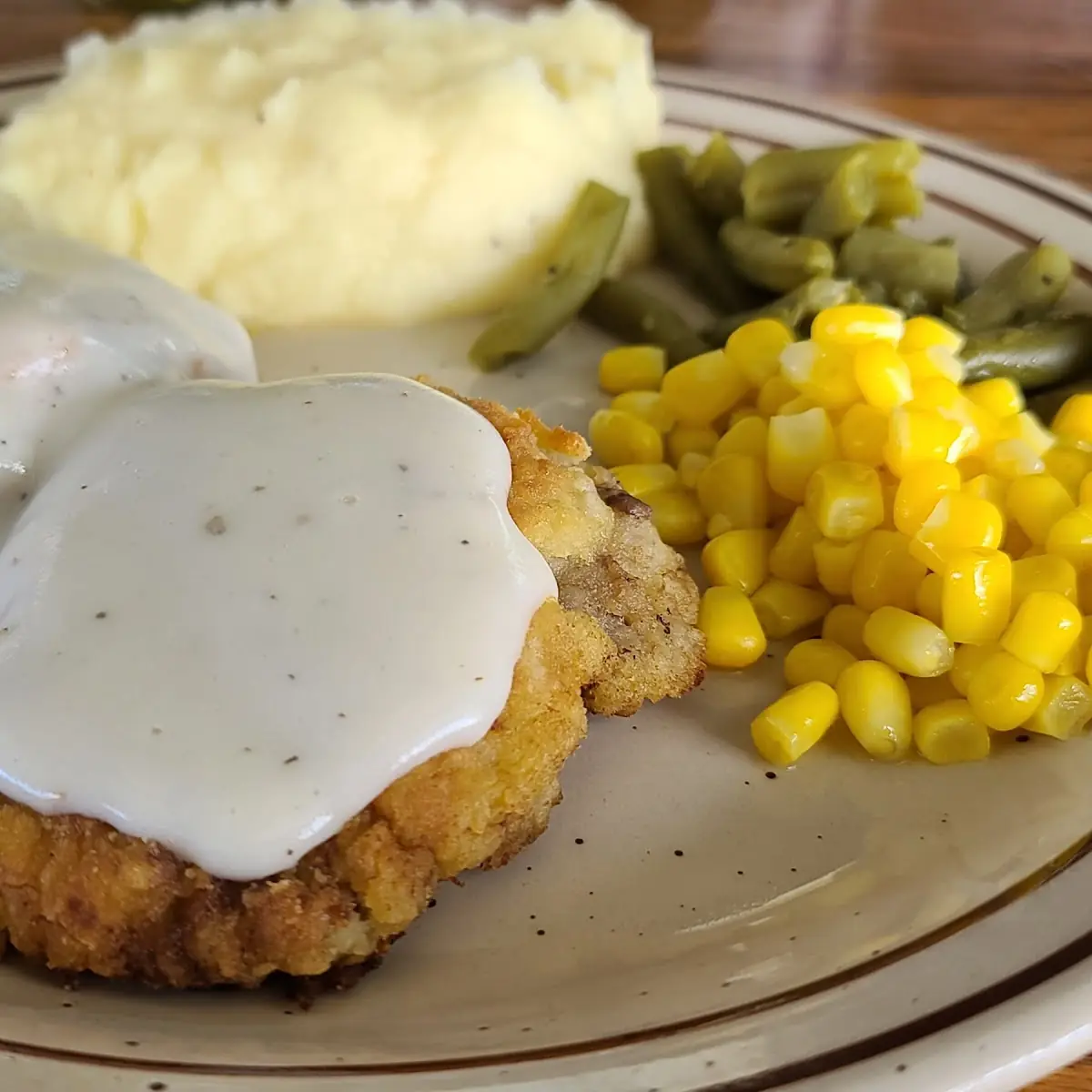 Chicken Fried Steak Mashed Potatoes