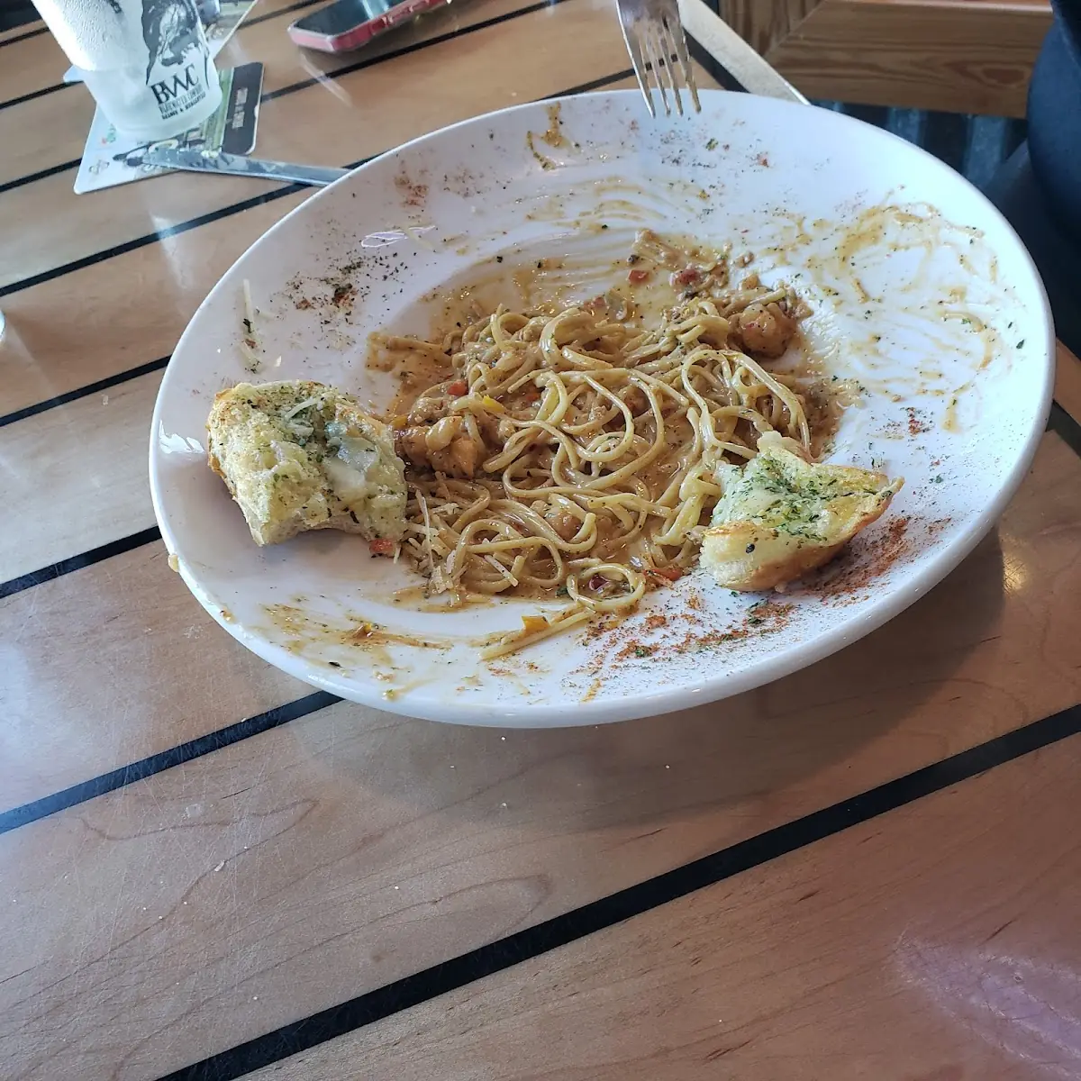 Shrimp Alfredo Pasta Pesto