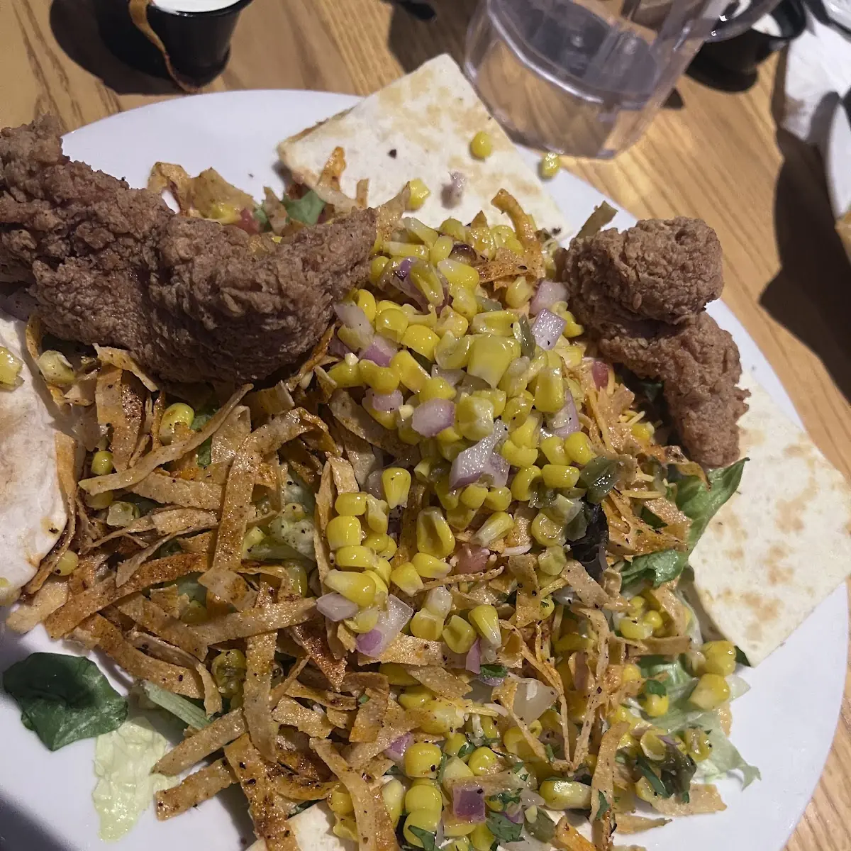 Chicken Quesadilla Explosion Salad