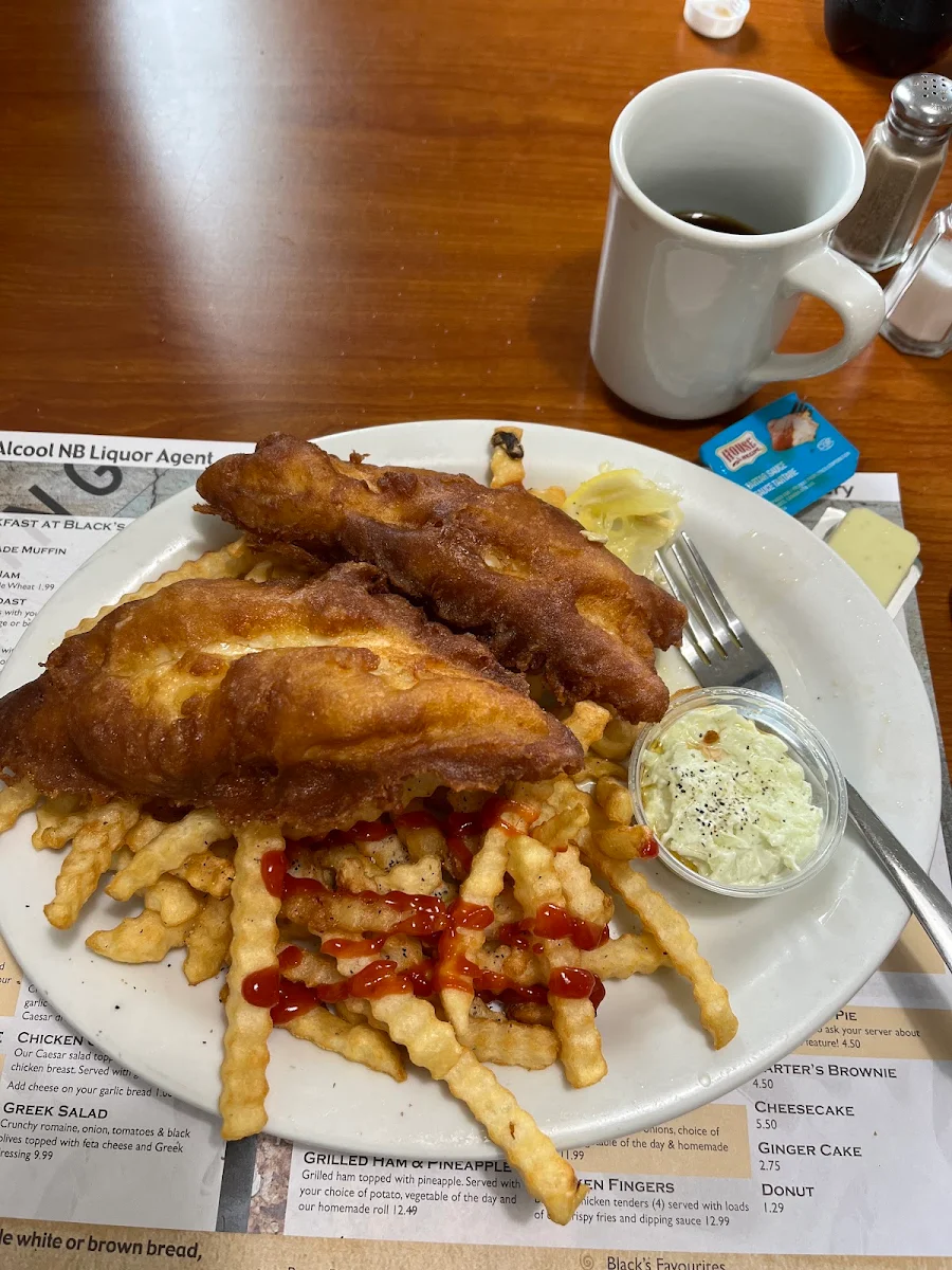 Fish N Chips, Black's Grocery and Café
