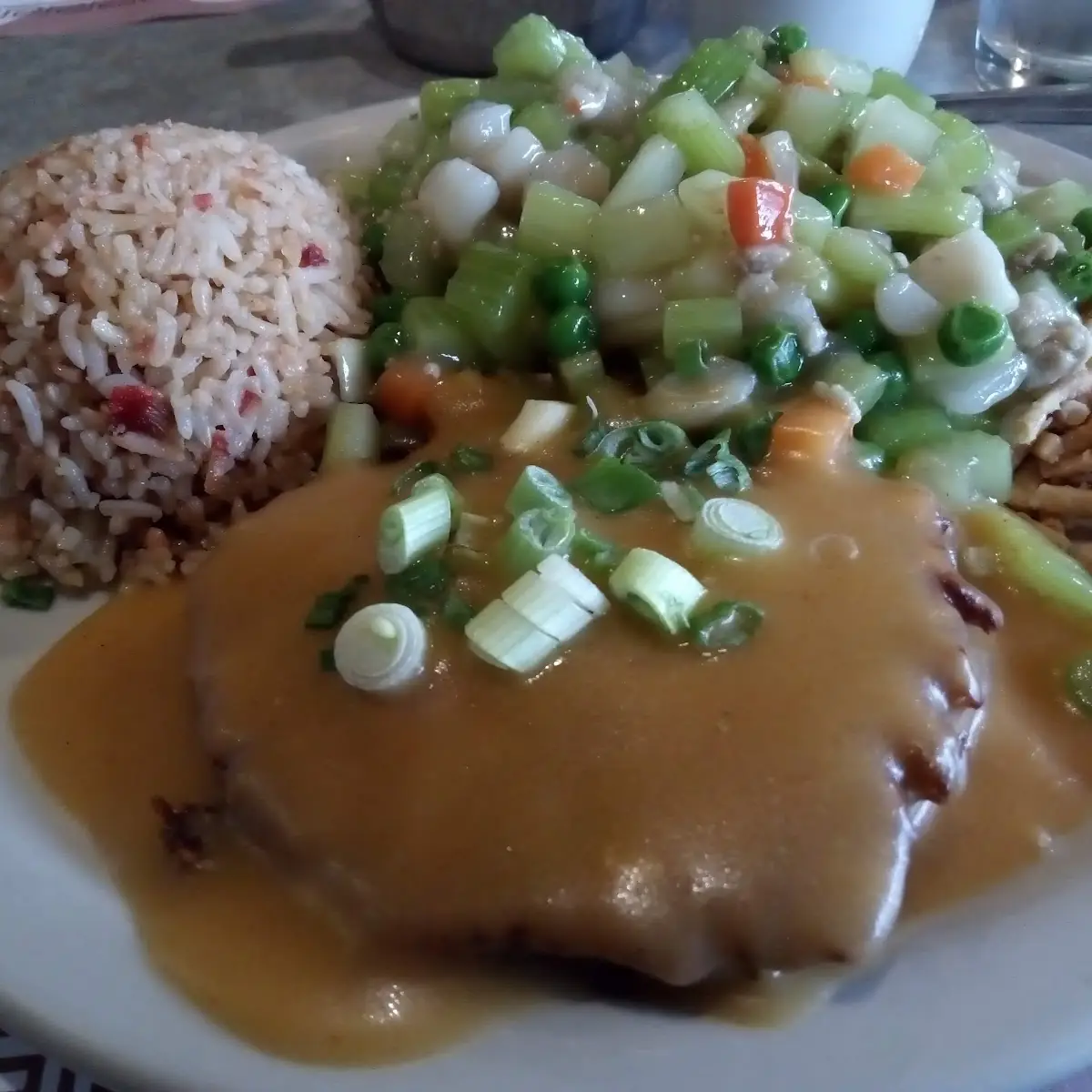 BBQ Pork Egg Foo Young