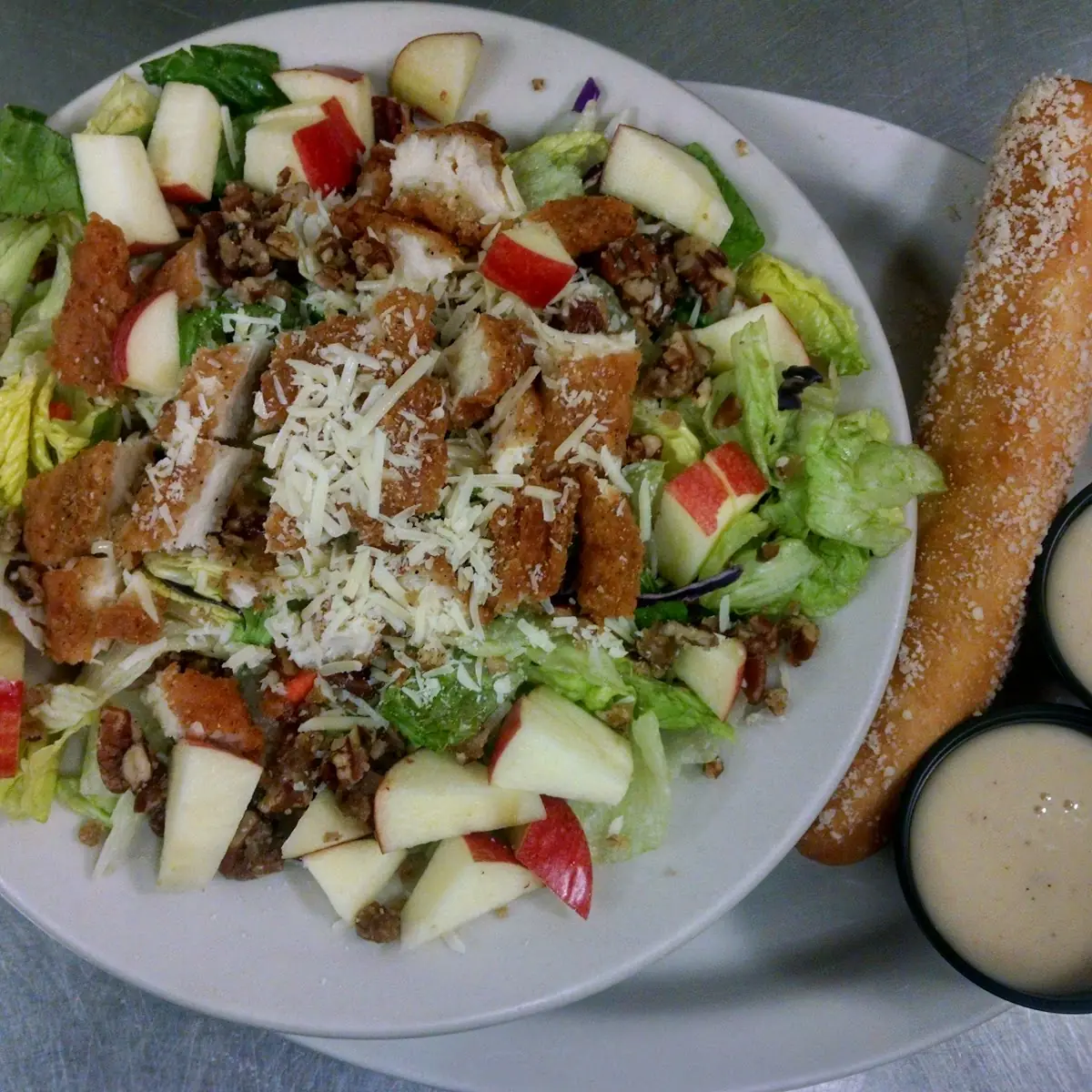 Apple Pecan Crispy Chicken Salad