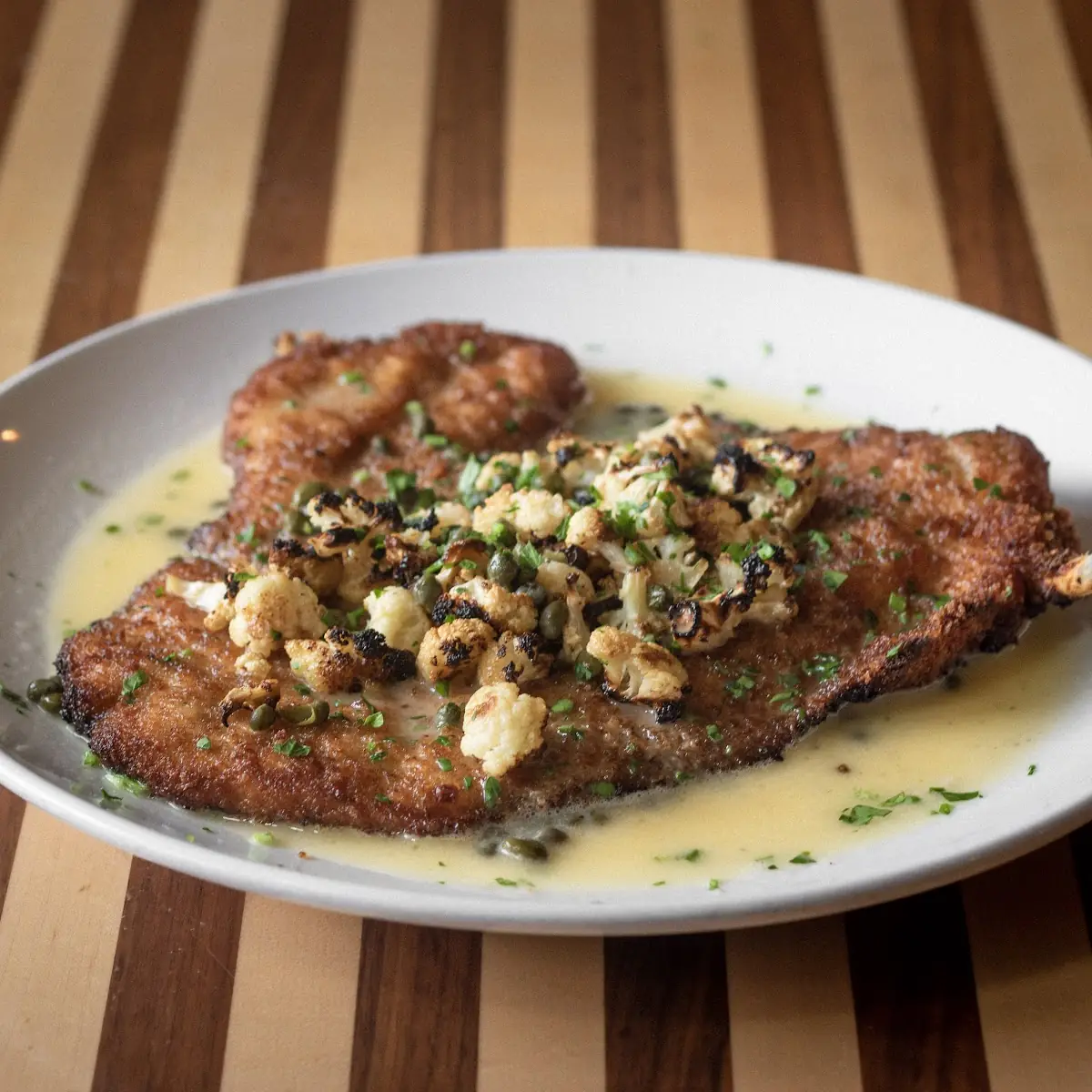 Locally-Raised Bone-In Pork Chop Milanese