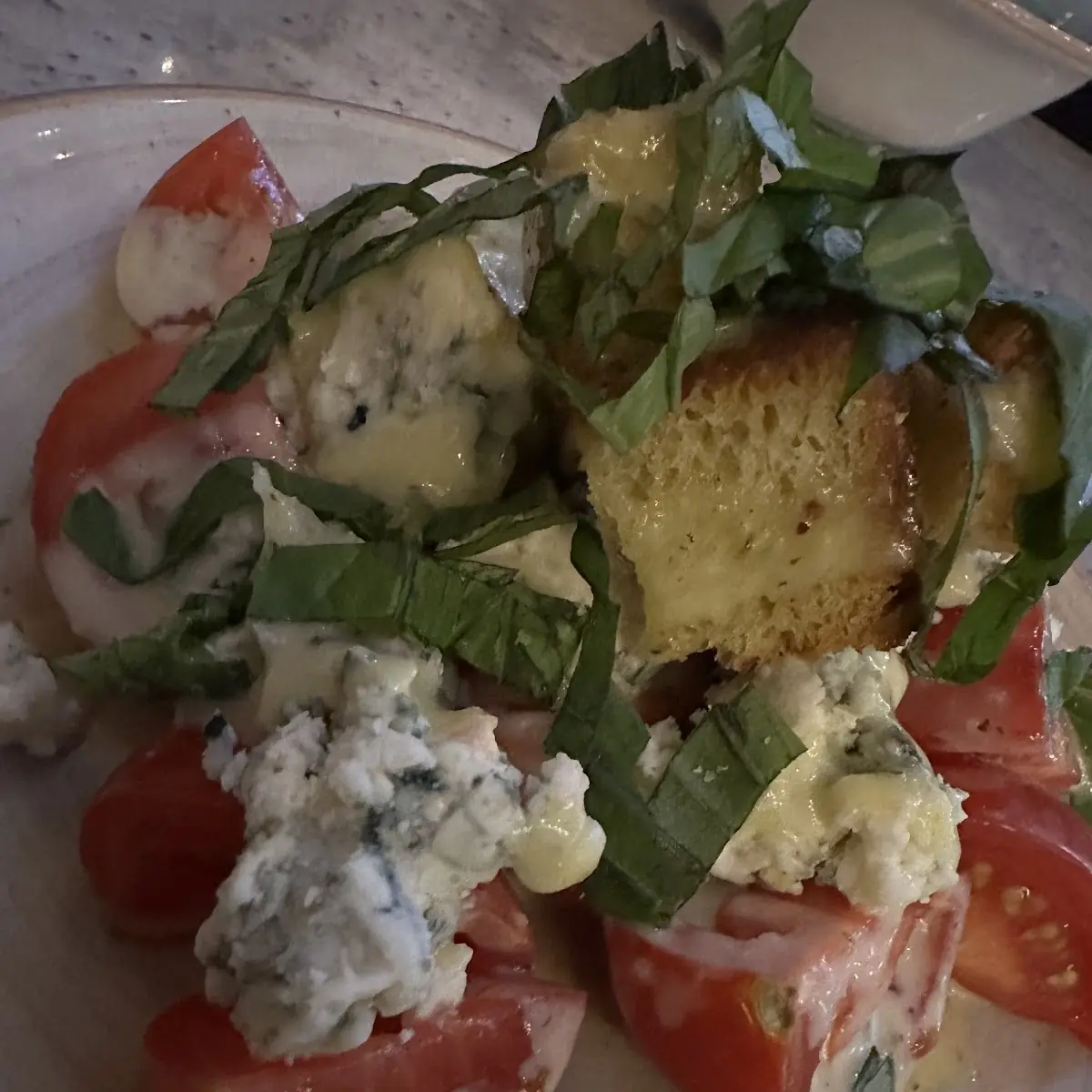 Tomatoes & Blue Cheese