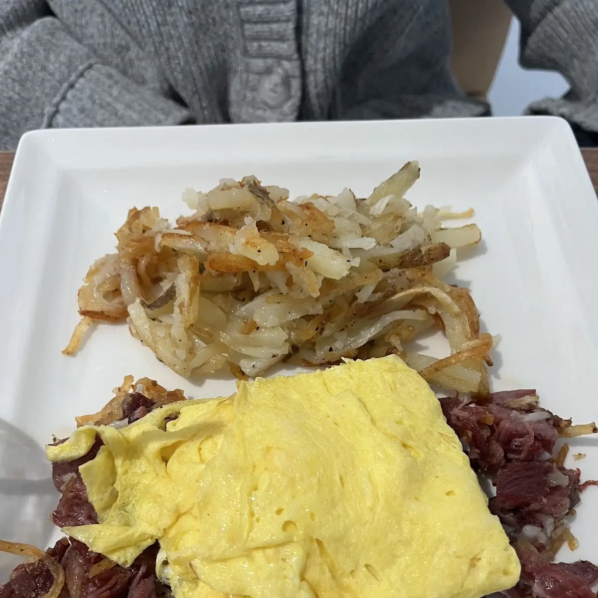 Corned Beef Hash Eggs Scrambled