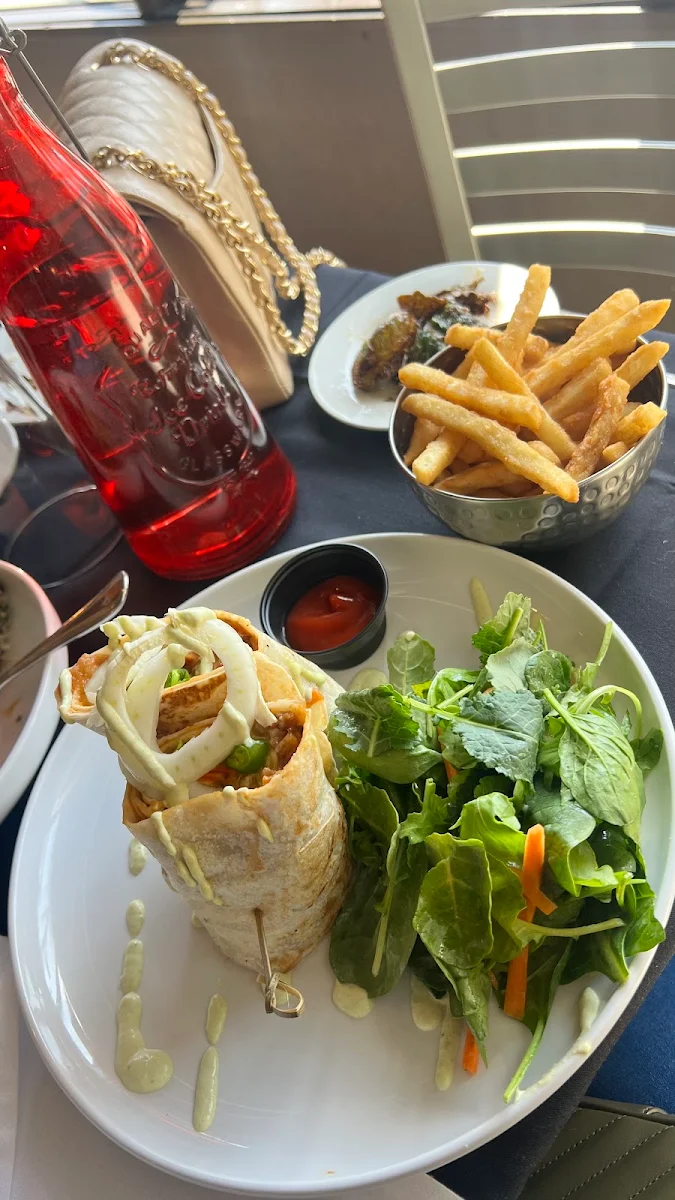Warm Brie & Ratatouille Wrap
