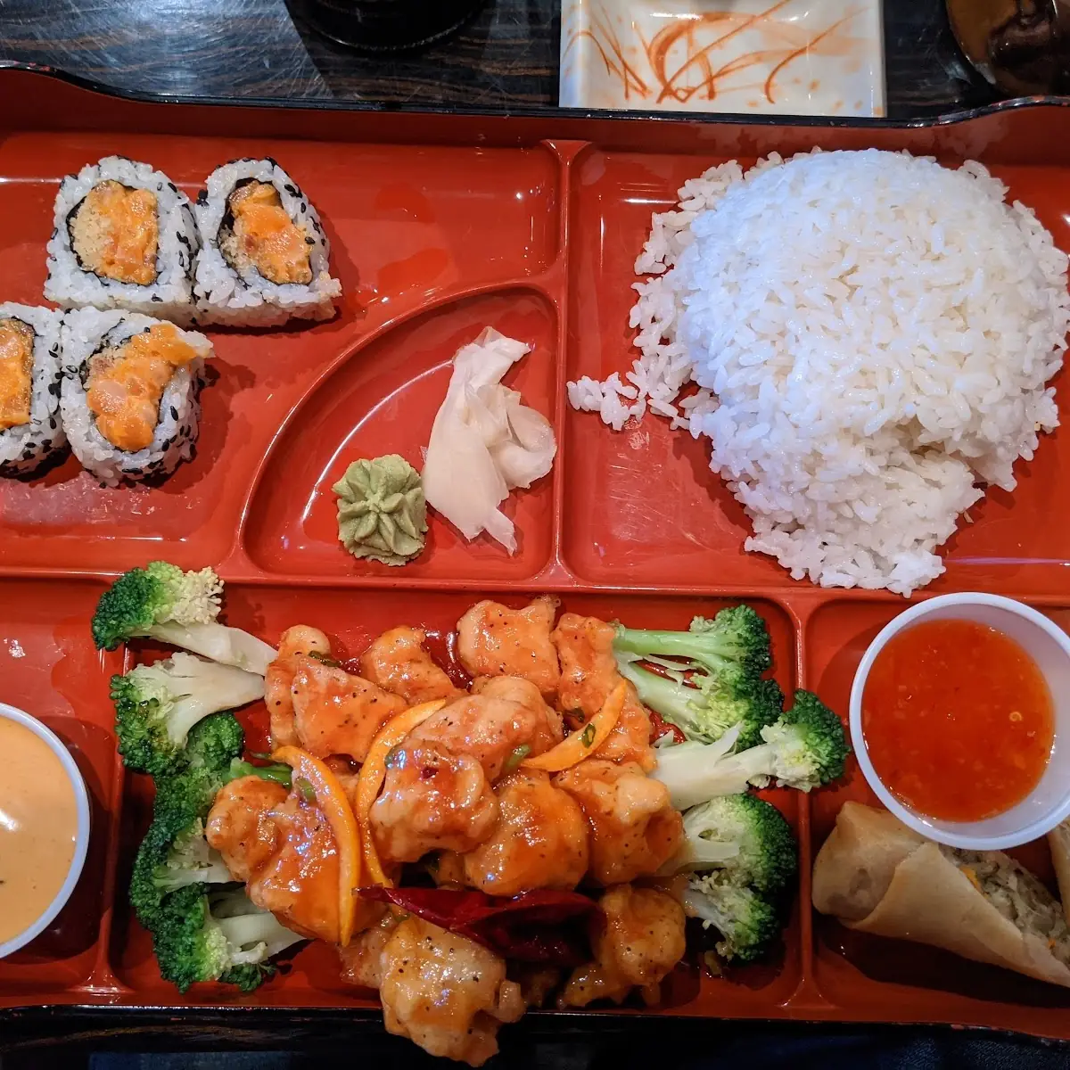 Orange Chicken Bento Box