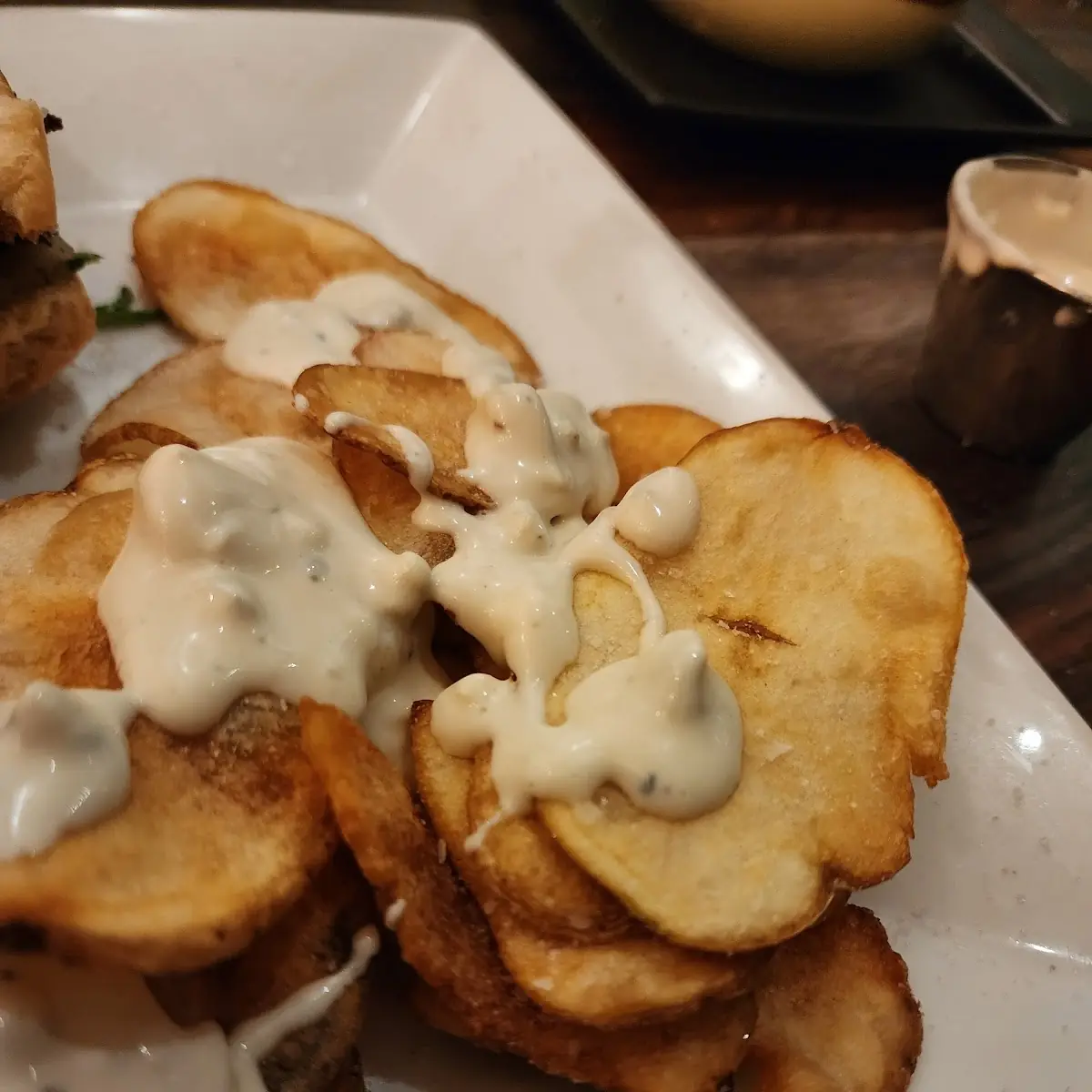 Crispy Potato Chips with House Bleu