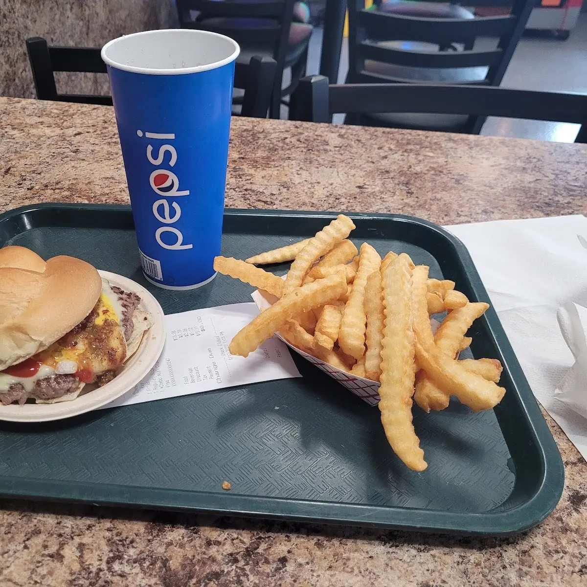 Cheeseburger on Hard Roll