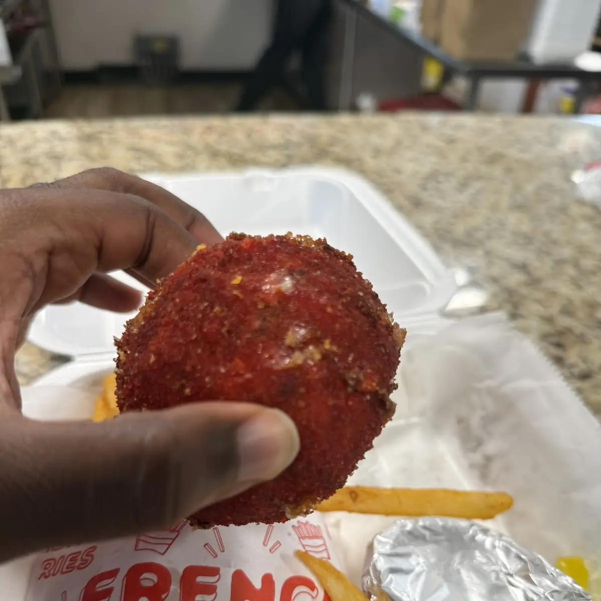 Hot Cheetos Cheesy Beef Balls - 2 Per Order