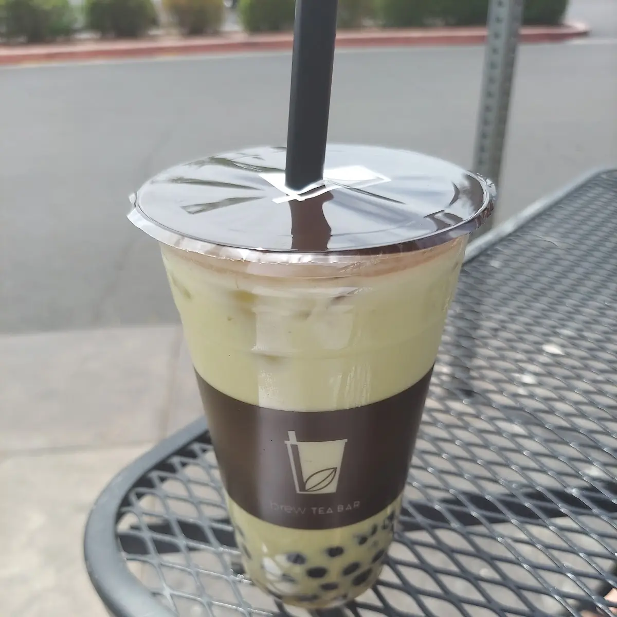 Pistachio Boba Milk Tea