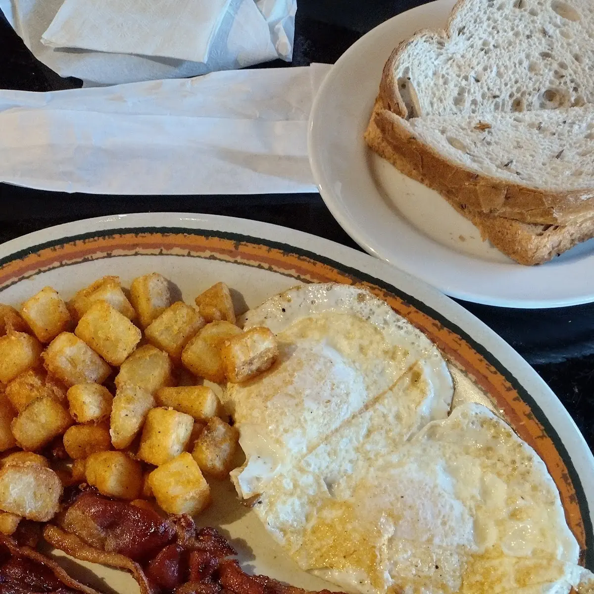 Eggs Bacon Biscuits & Gravy