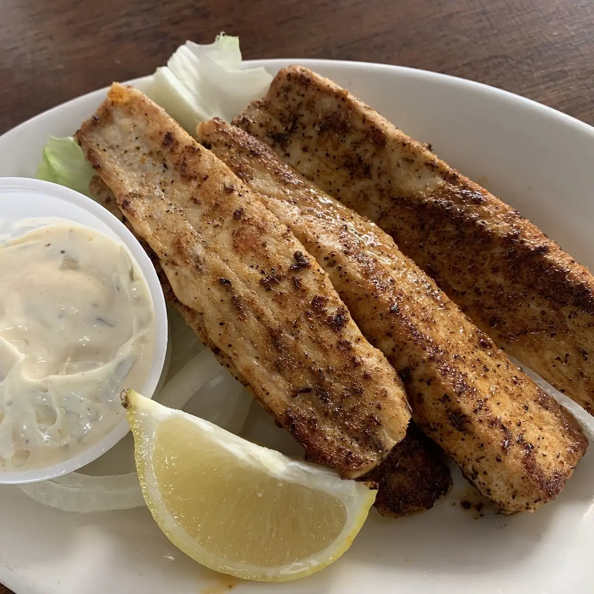 Blackened Mahi Fingers Appetizer