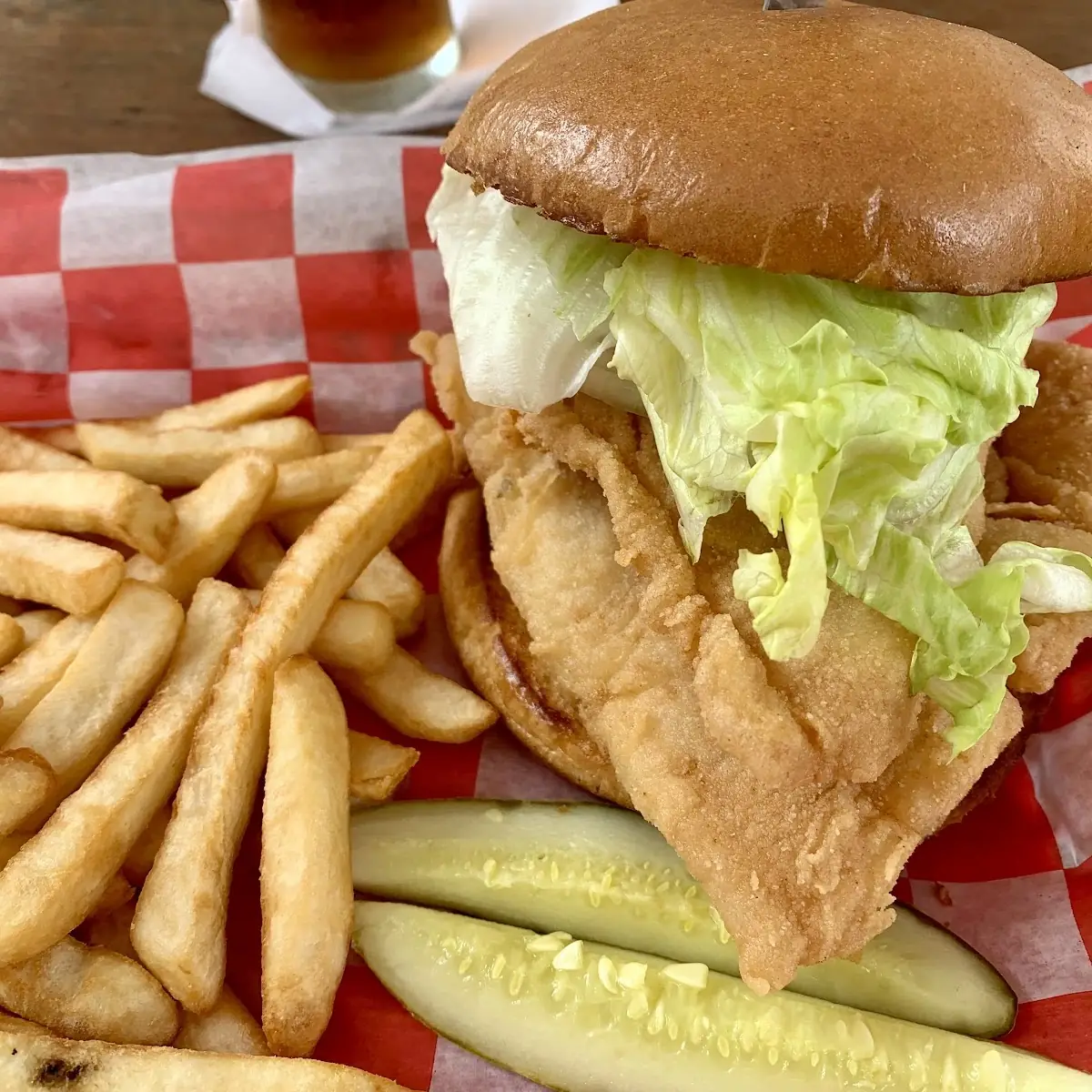 Grilled Fish Sandwich