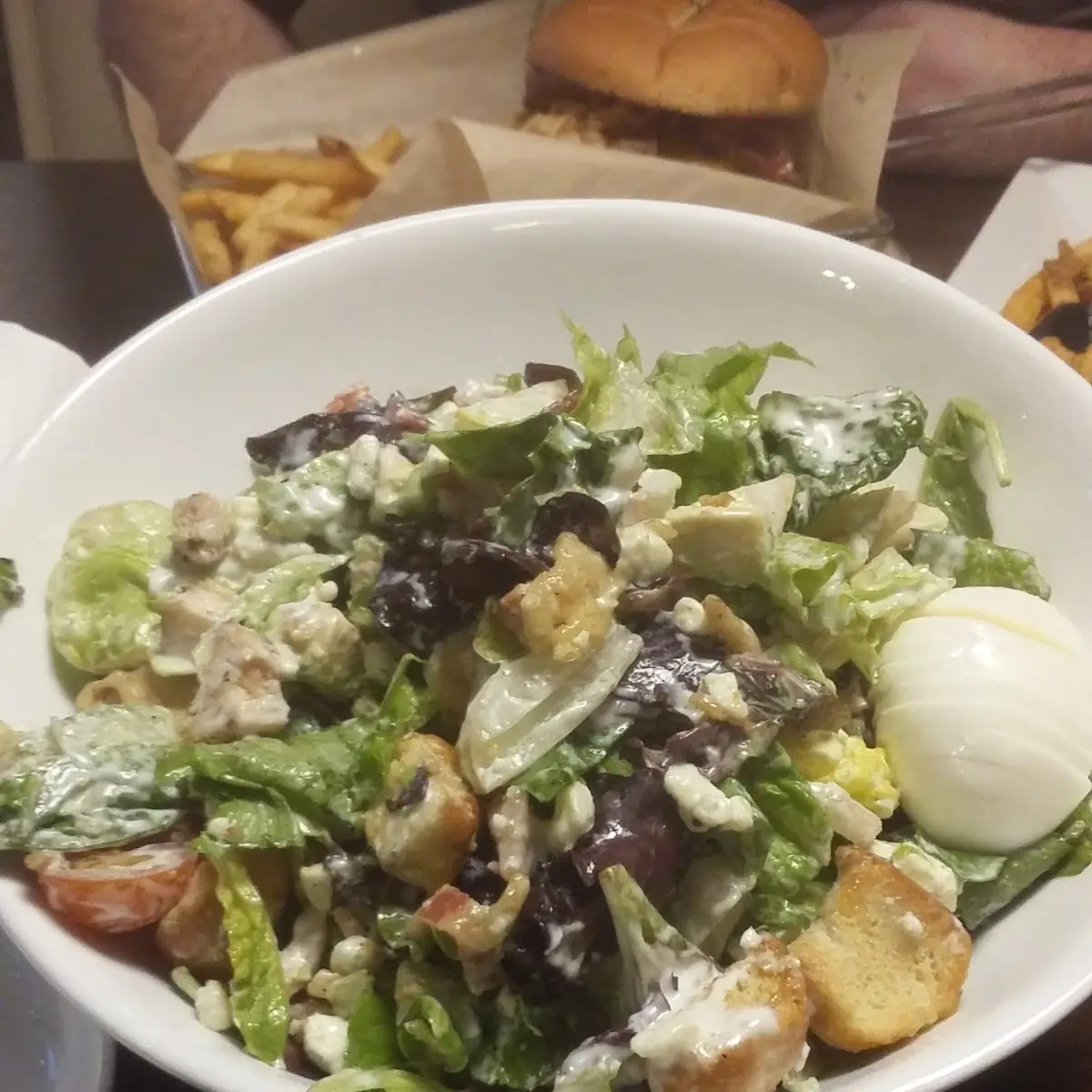 CRISPY CHICKEN CAESAR SALAD