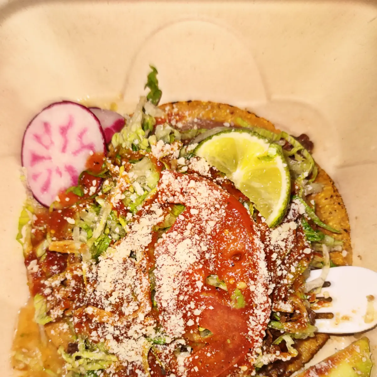 Beef Tostada