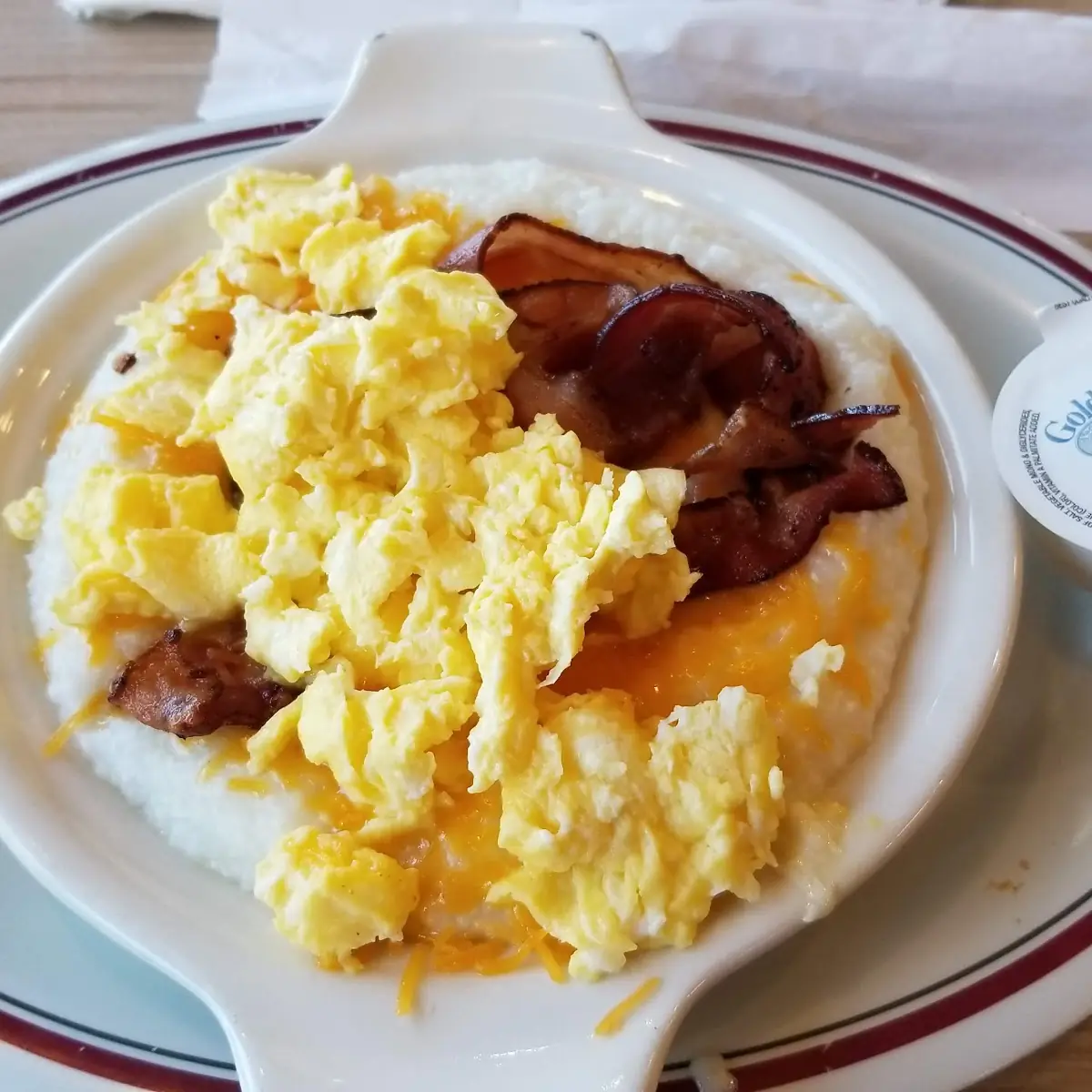 Bacon Egg and Cheese Grit Bowl