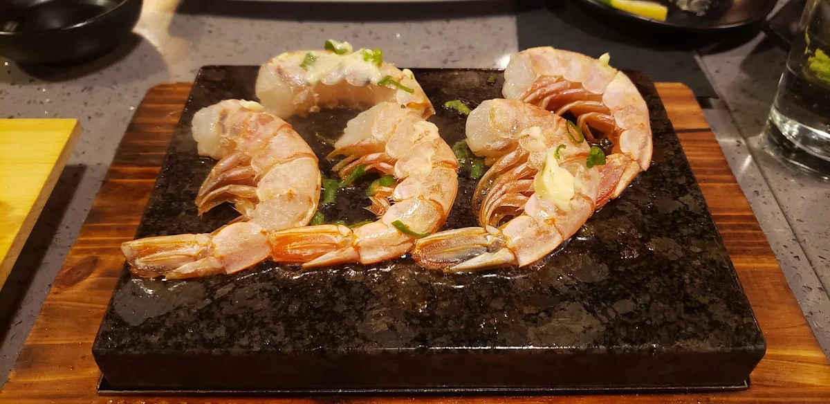 Hot Stone Shrimp, Sushi Toshi