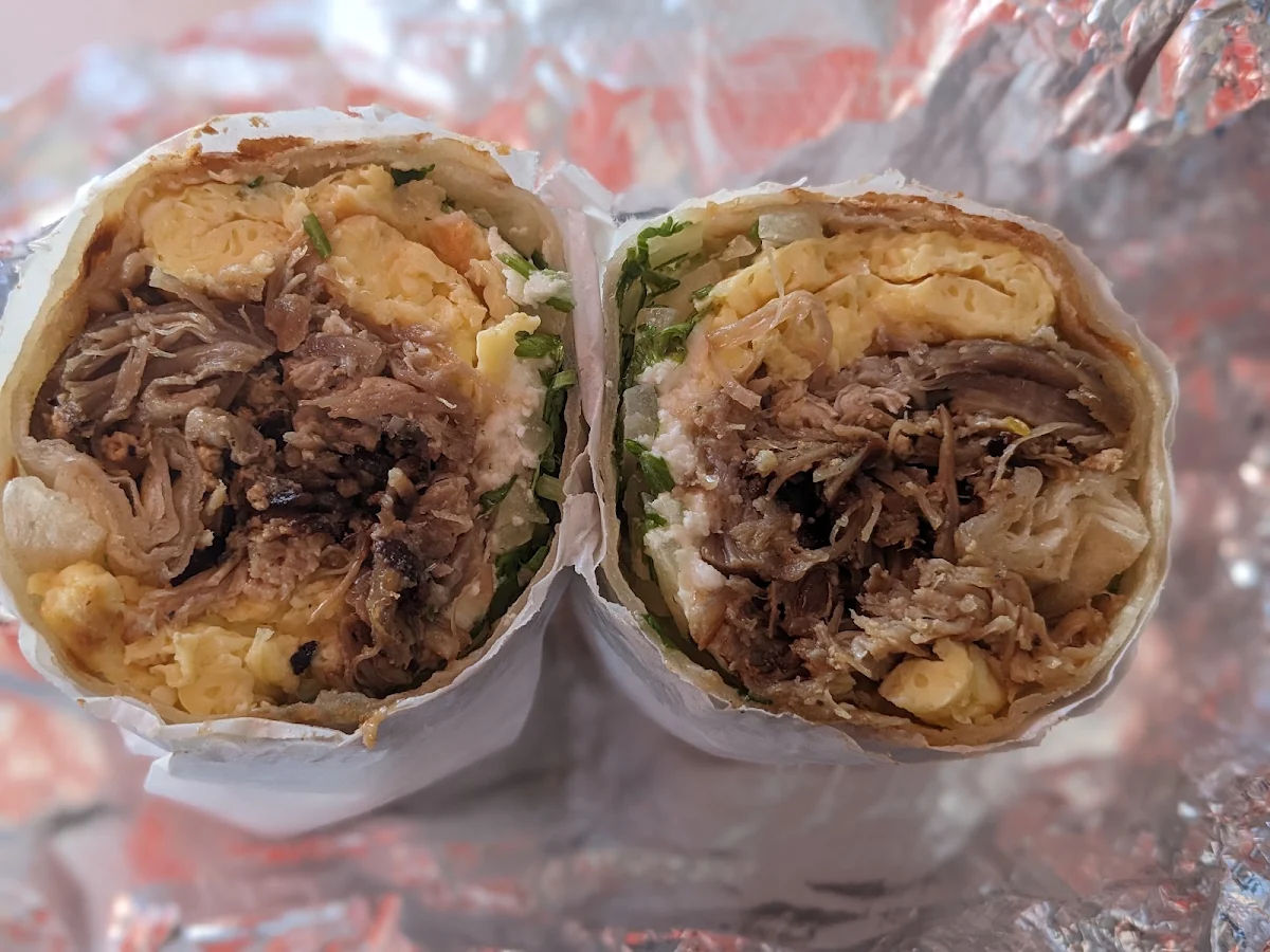 Slow N' Low Barbacoa Burrito