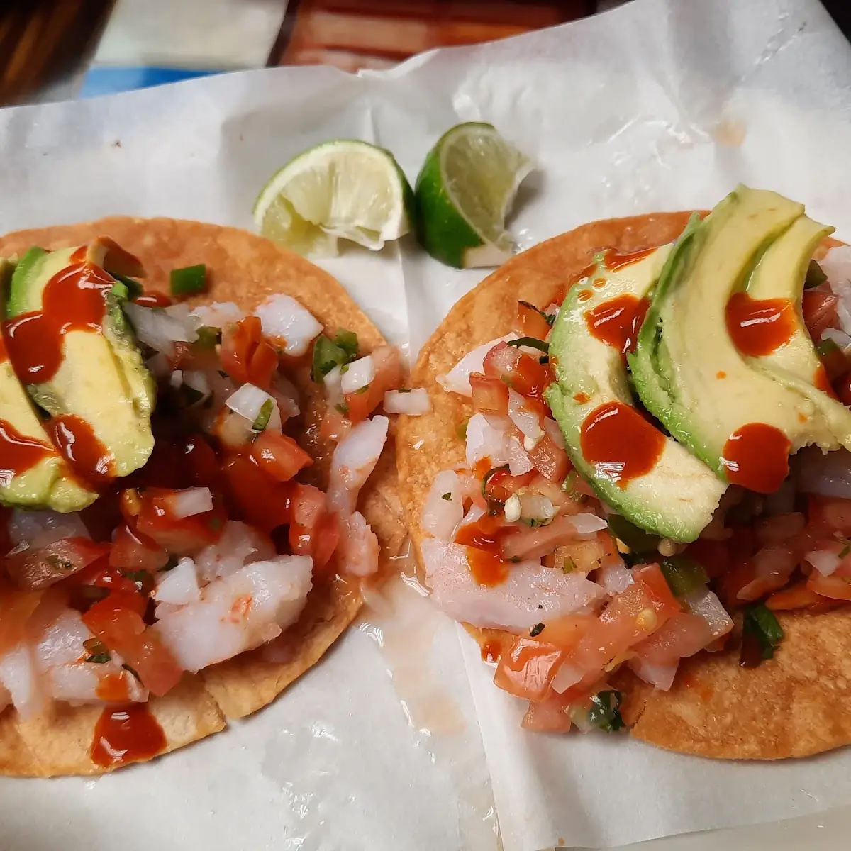 Shrimp Tostadas