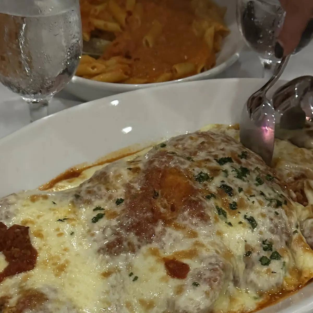 Full Plate of Chicken Parm