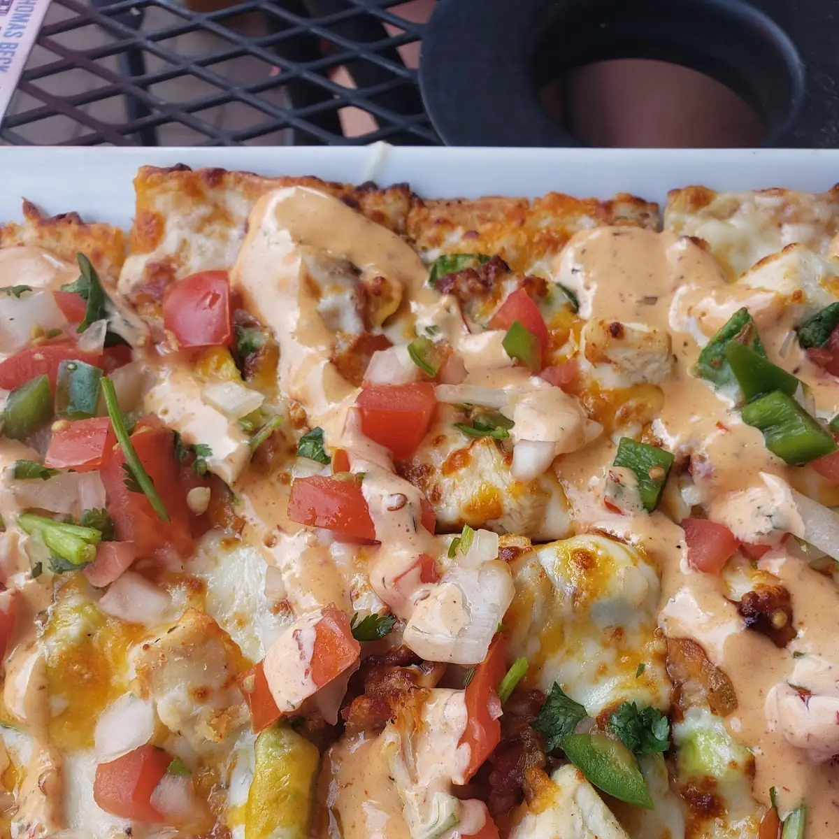 Chicken Bacon Ranch Flatbread