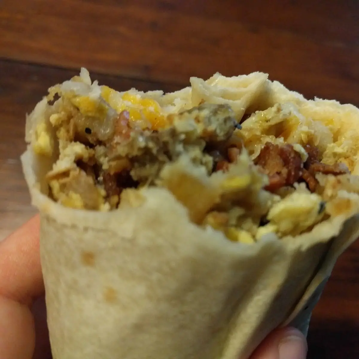 Bacon Breakfast Burrito