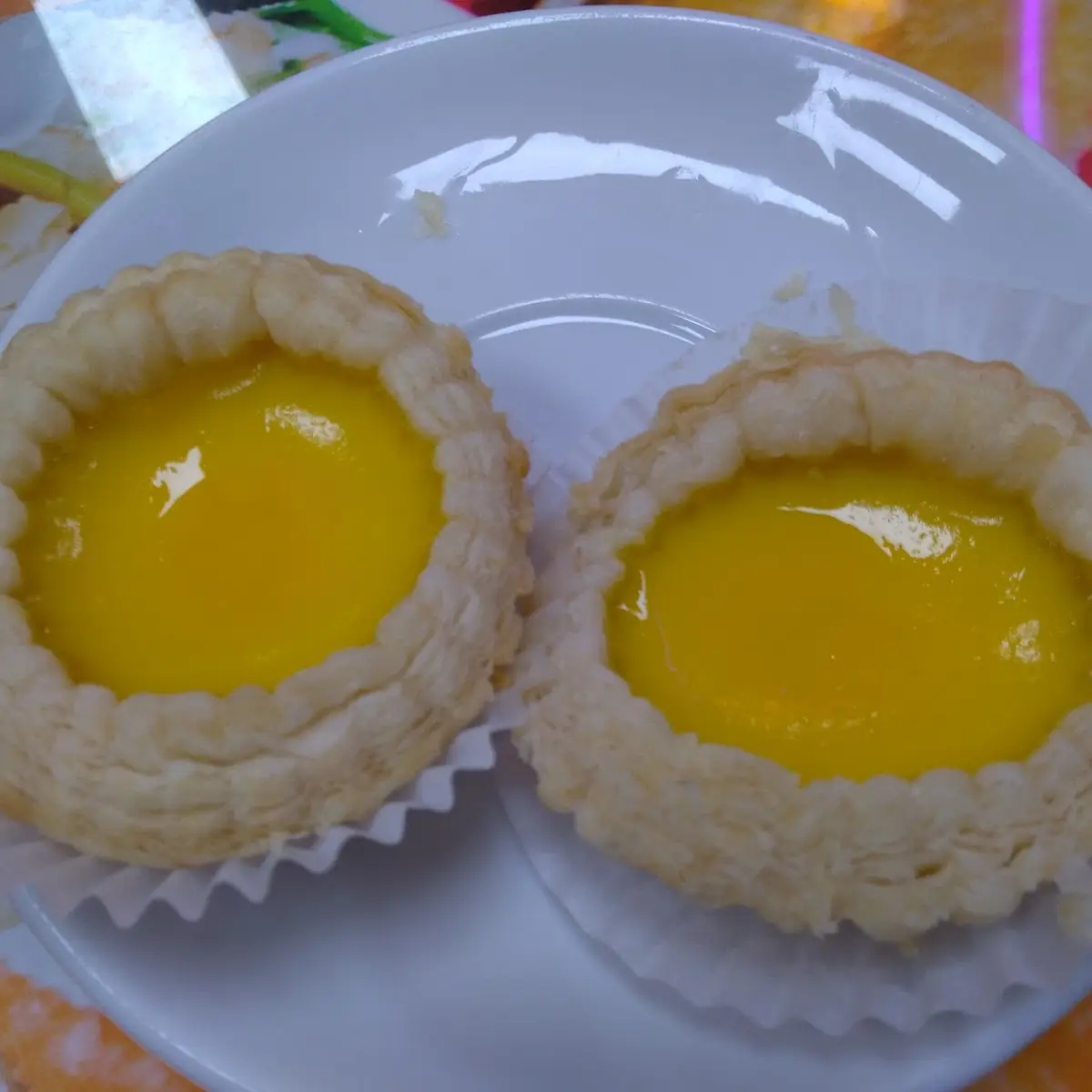Golden Egg Custard Tart