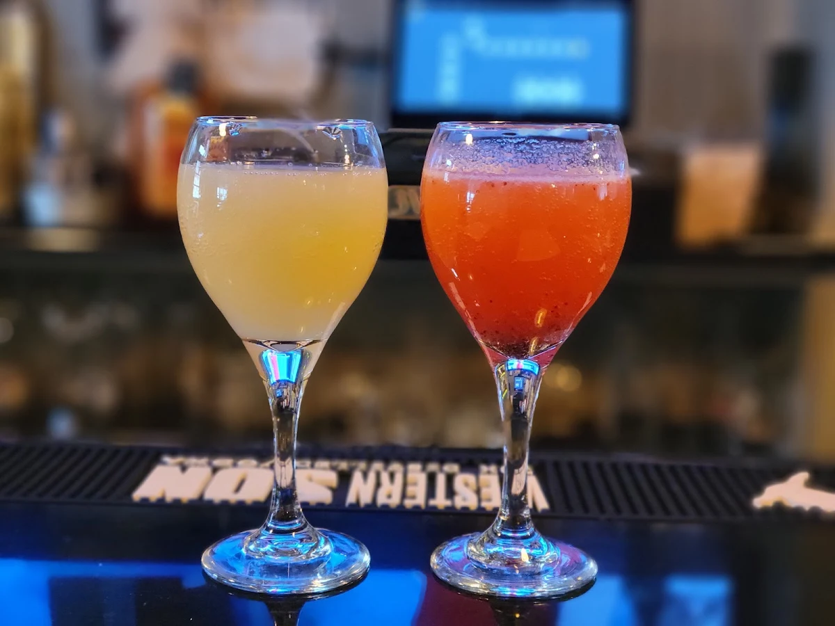 Grapefruit & Strawberry Mimosa