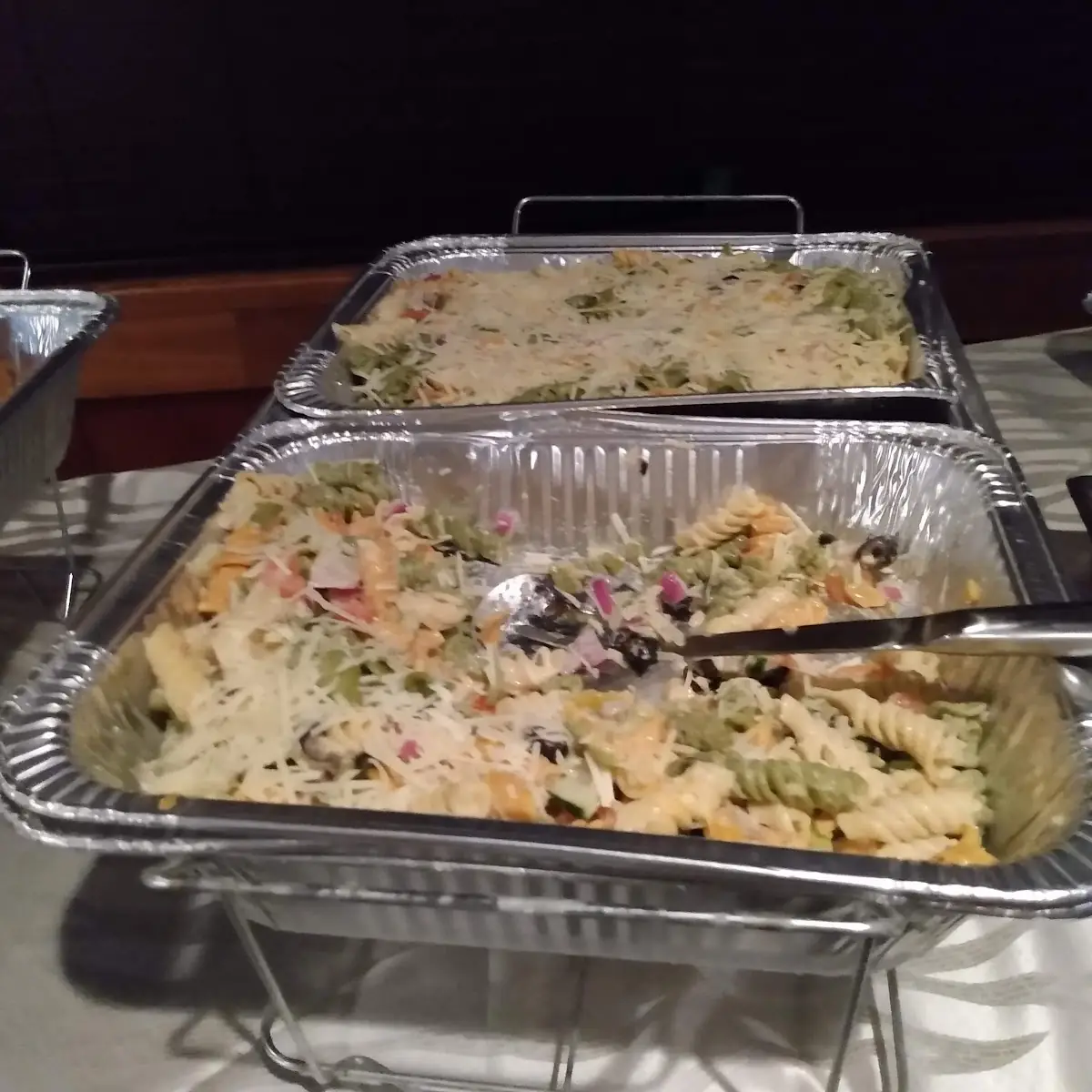 Seafood Pasta Salad and Spinach Dip