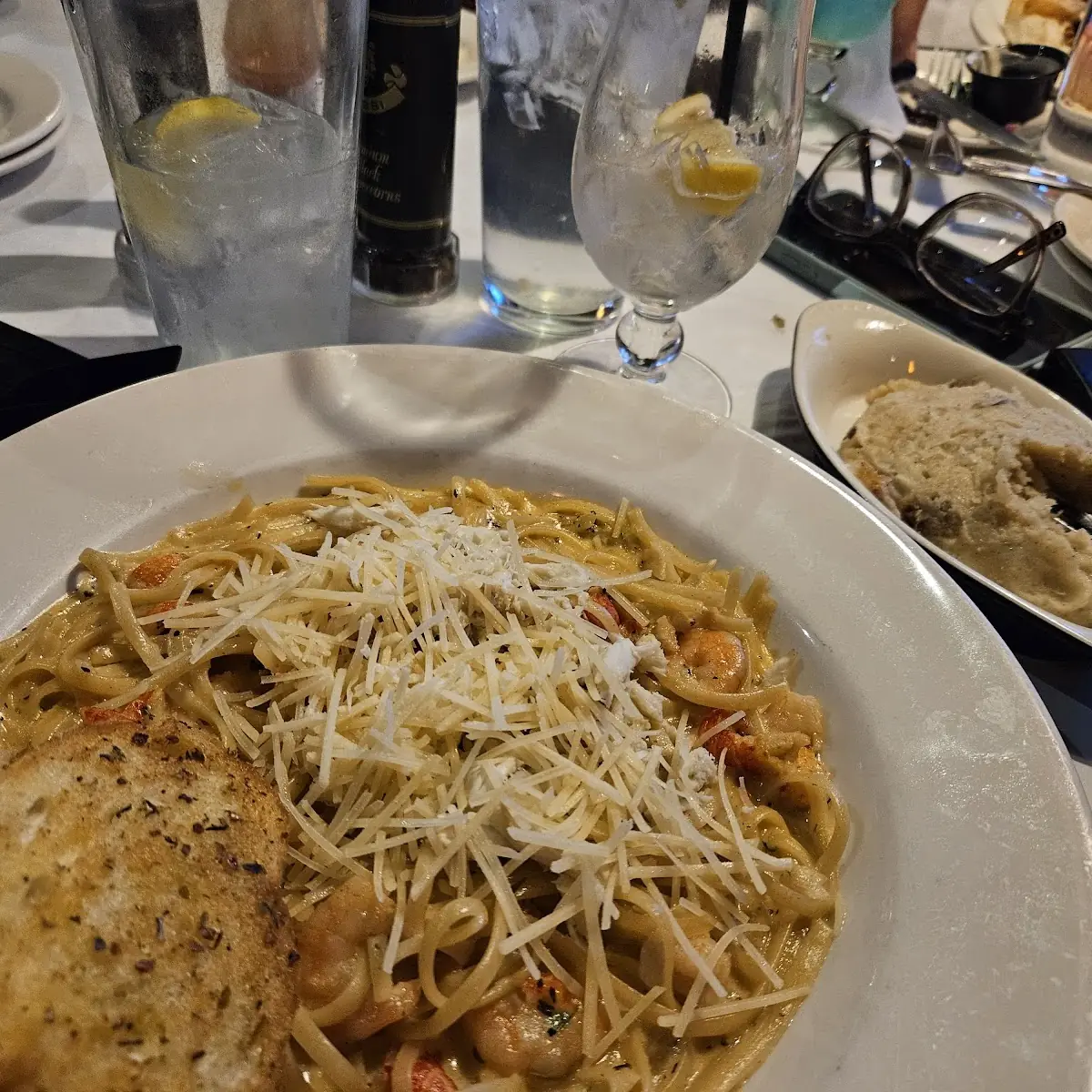 Seafood Pasta with Extra Sauces