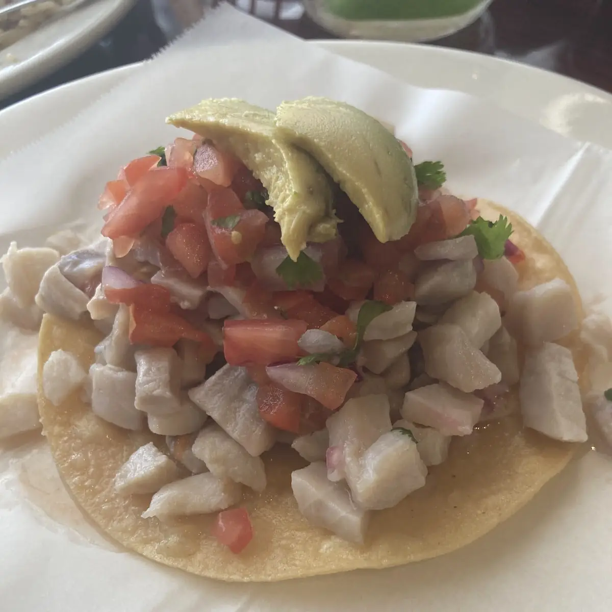 Mixed Ceviche Tostada