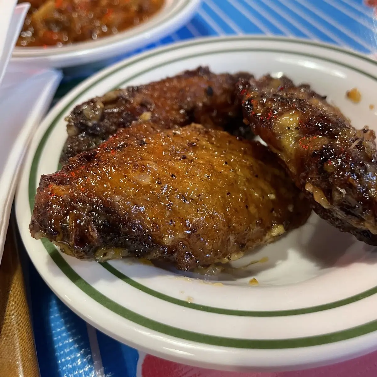 White BBQ Wings