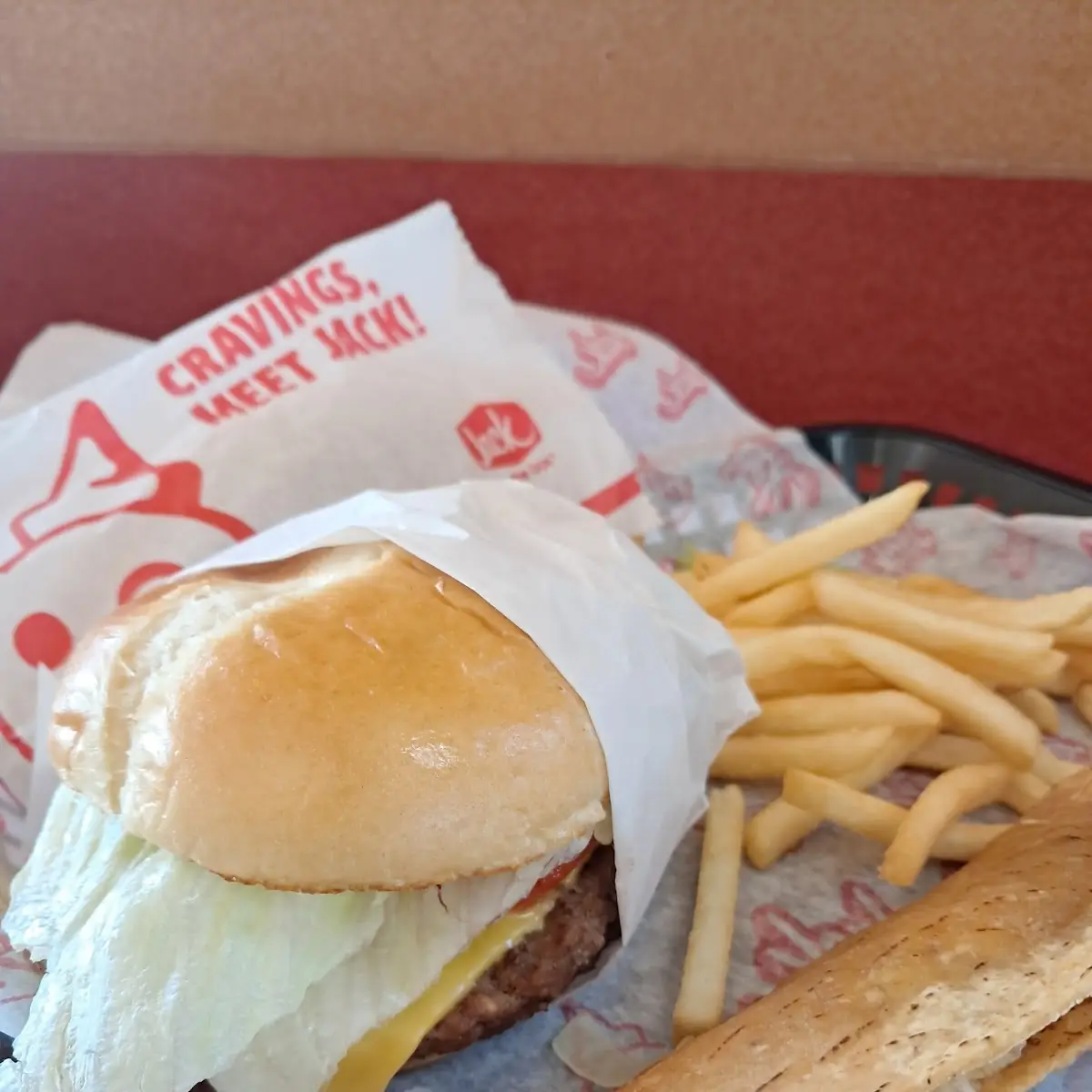 Jumbo Jack Cheeseburger